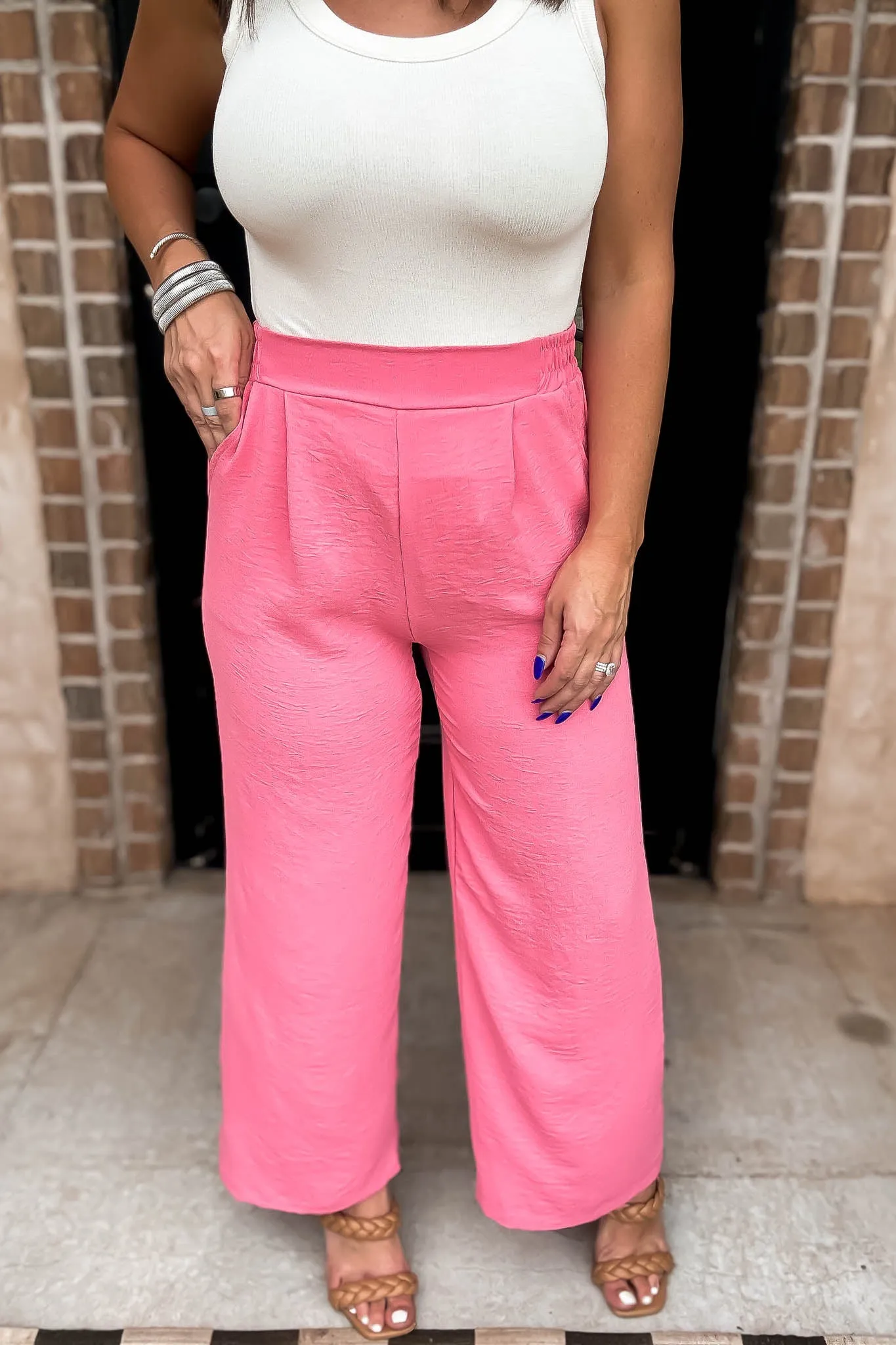 Amazing Rose Wide Leg Pants