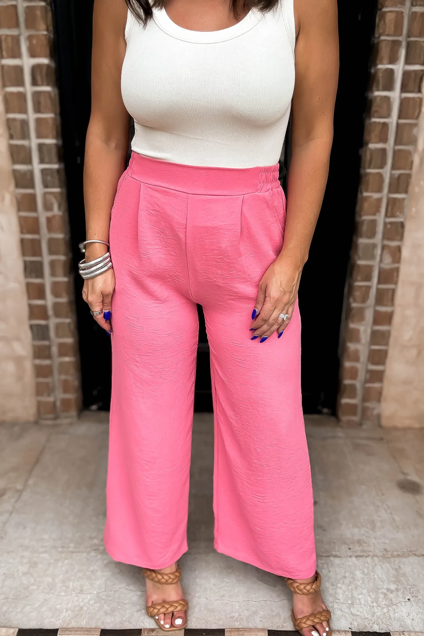 Amazing Rose Wide Leg Pants