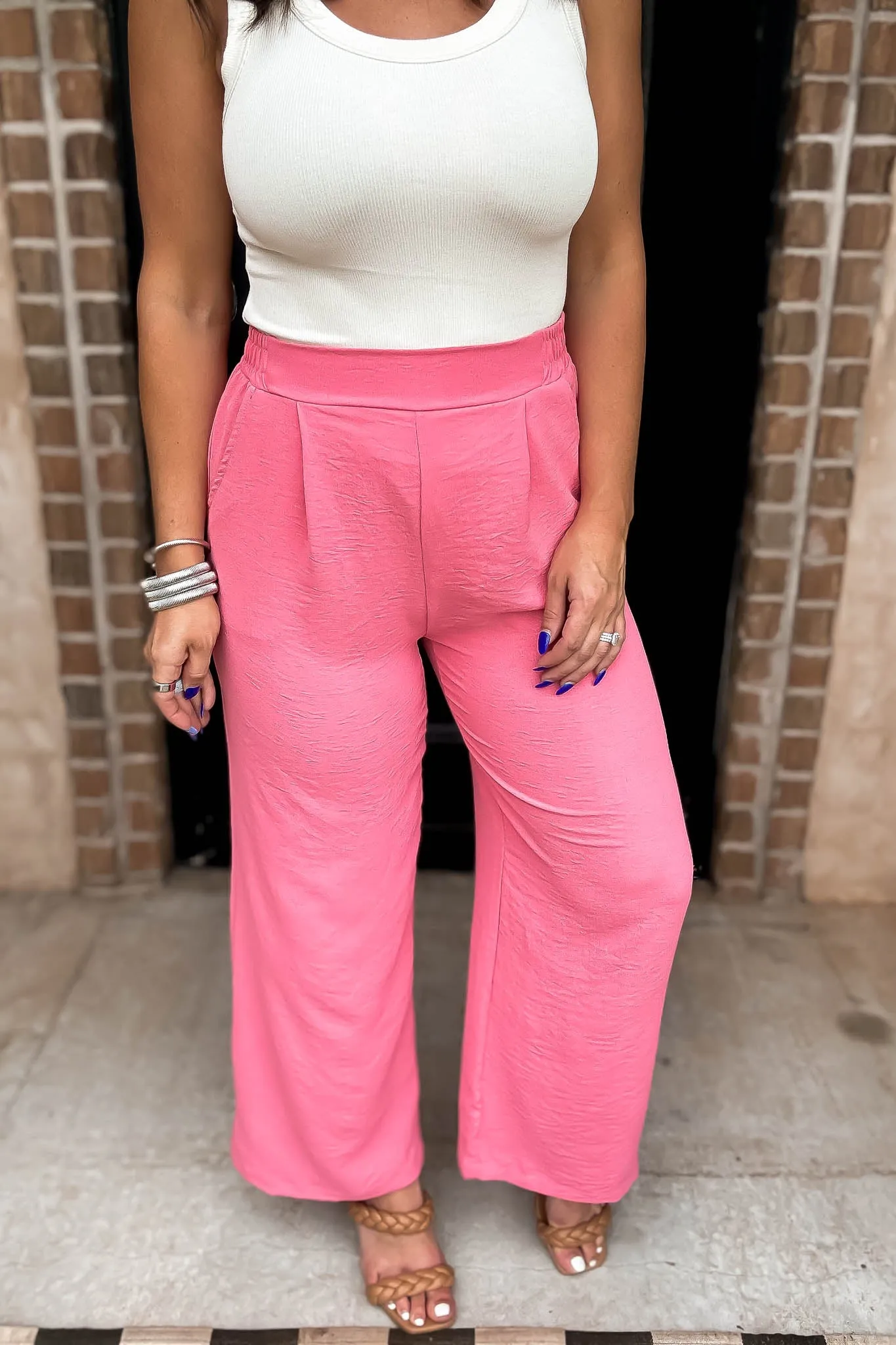 Amazing Rose Wide Leg Pants