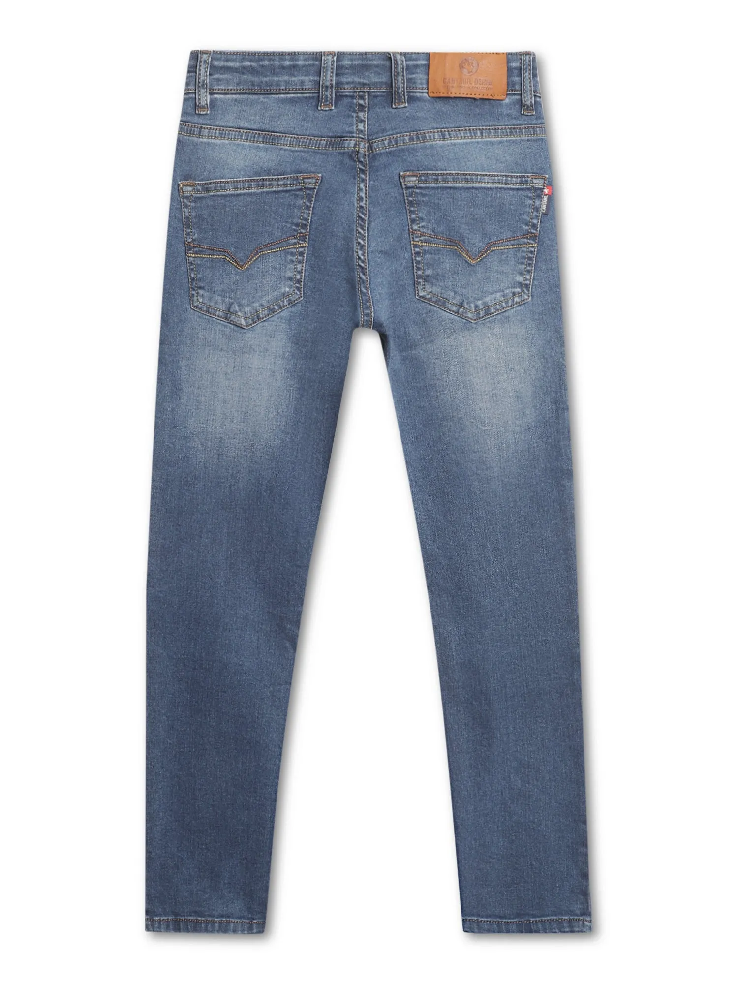 Cantabil Boys Stretchable Blue Jeans