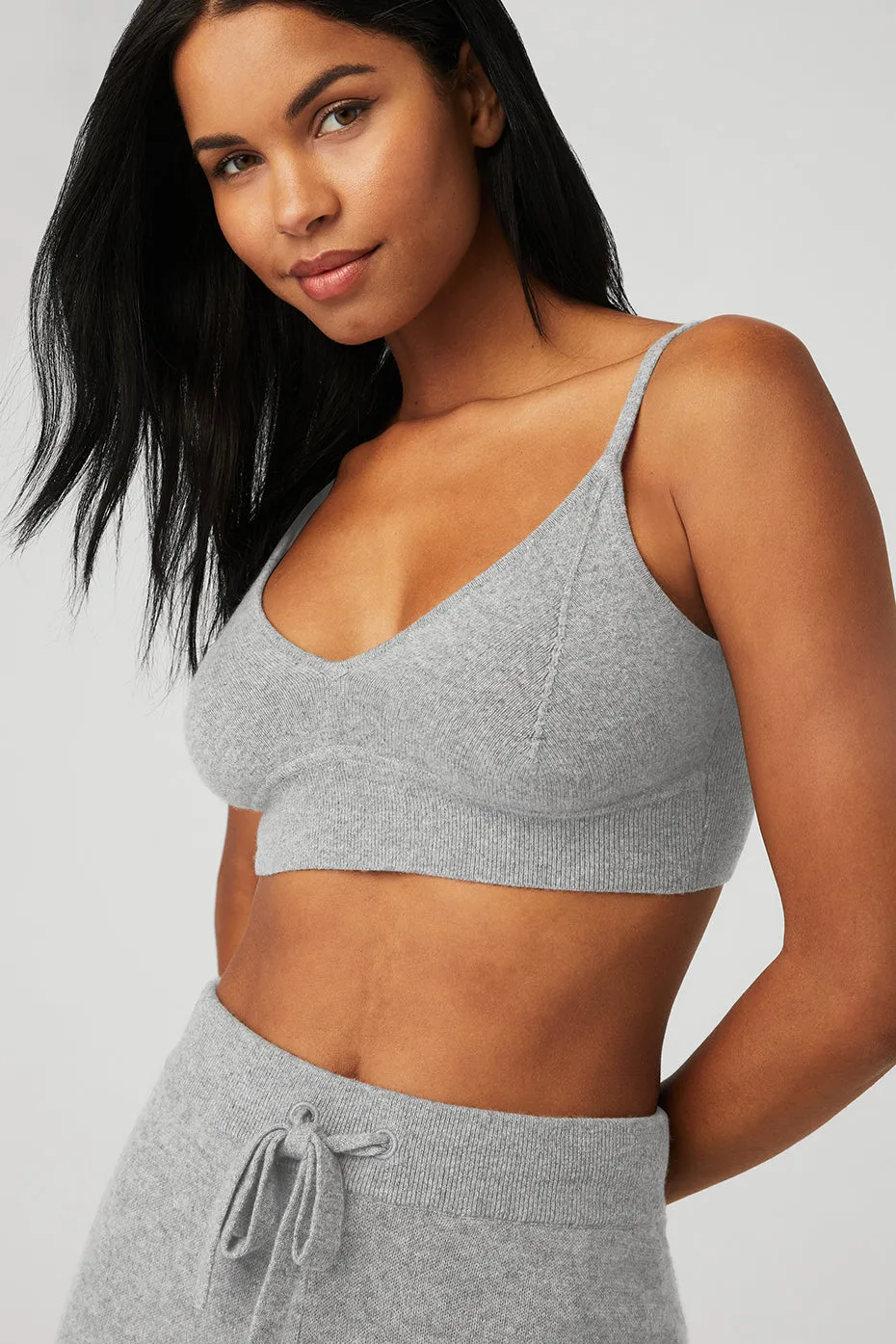 Cashmere Jet Set Bra - Dove Grey Heather