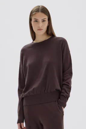 Cotton Cashmere Lounge Sweater