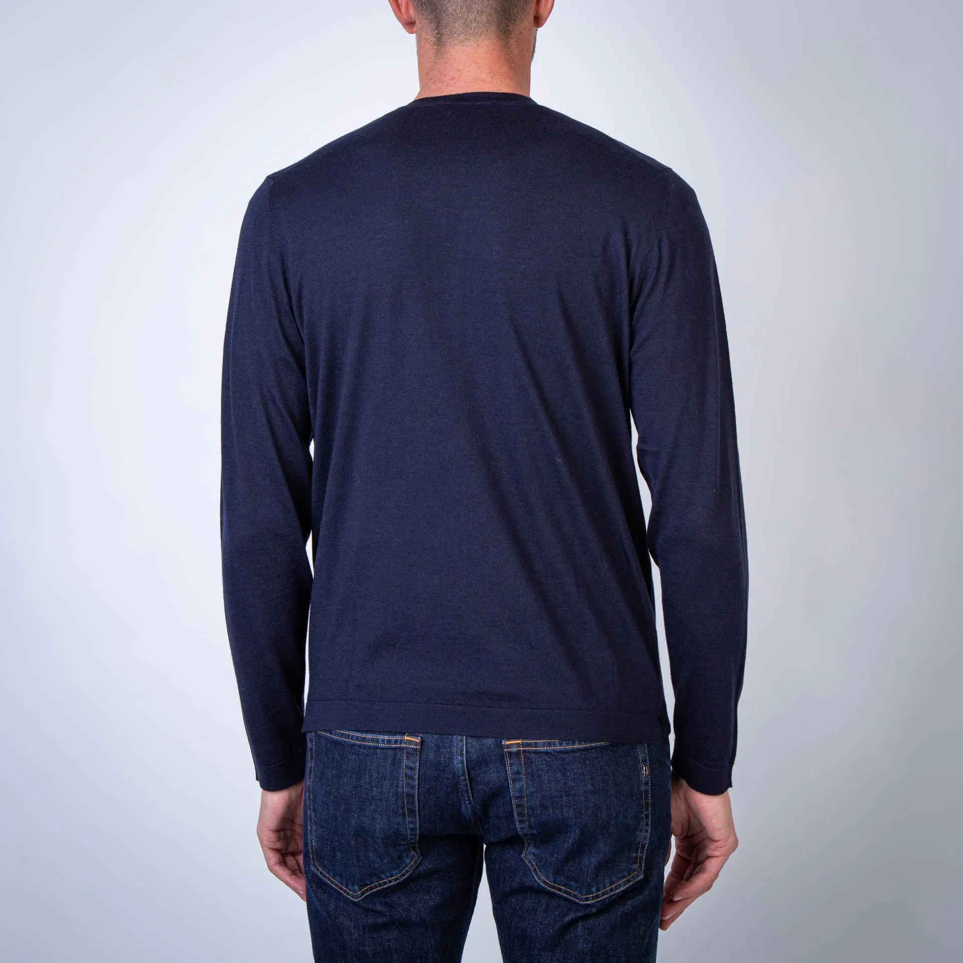 FILIPPO DE LAURENTIIS SWEATER TS0ML LSC18R 890 BLUE