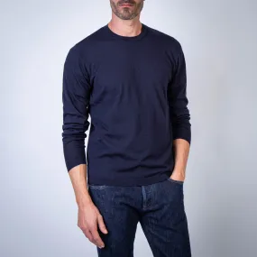 FILIPPO DE LAURENTIIS SWEATER TS0ML LSC18R 890 BLUE