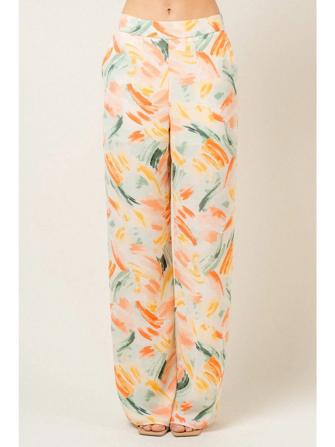 Fore-Printed Pants