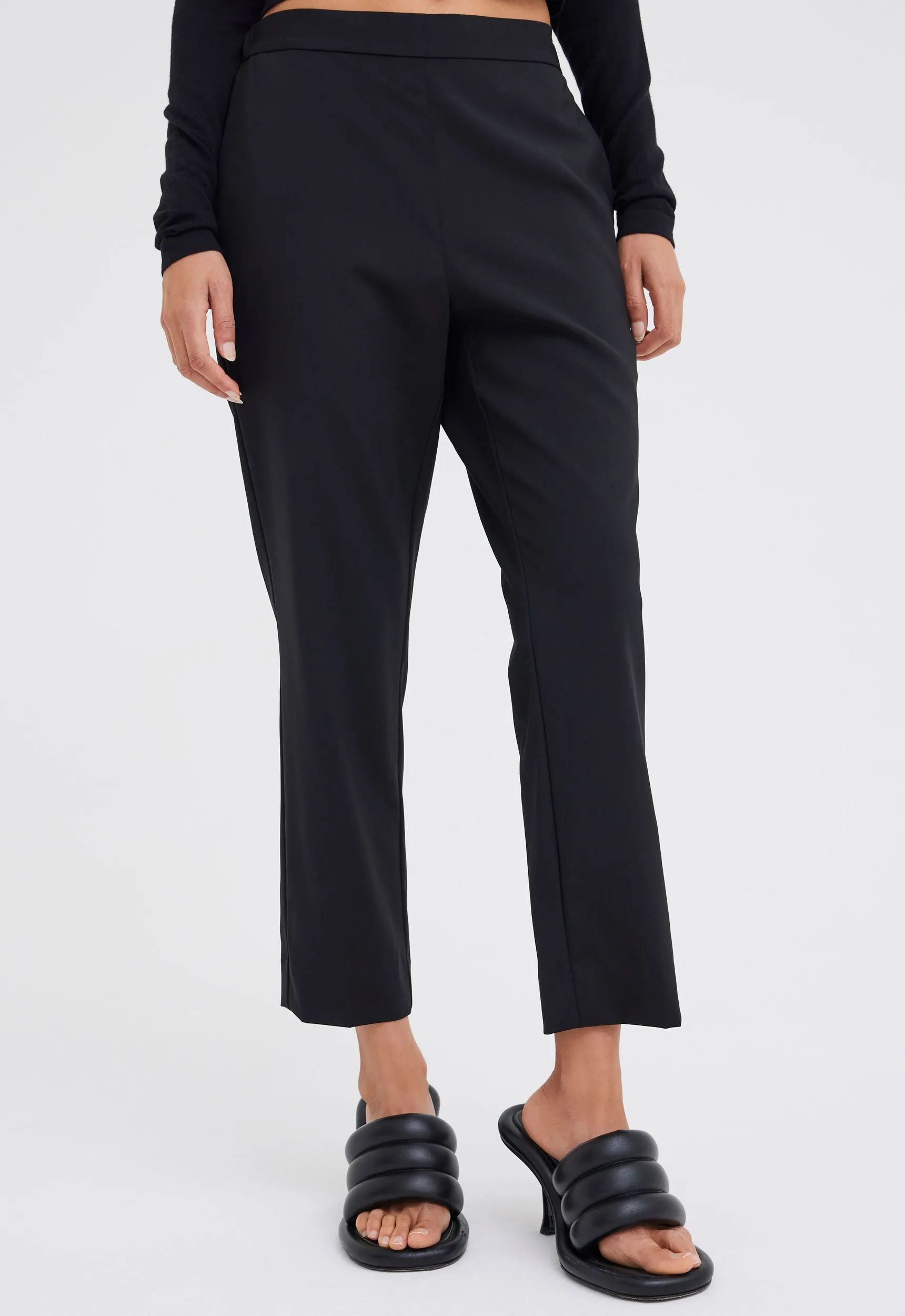 Gio Merino Wool Pant - Black