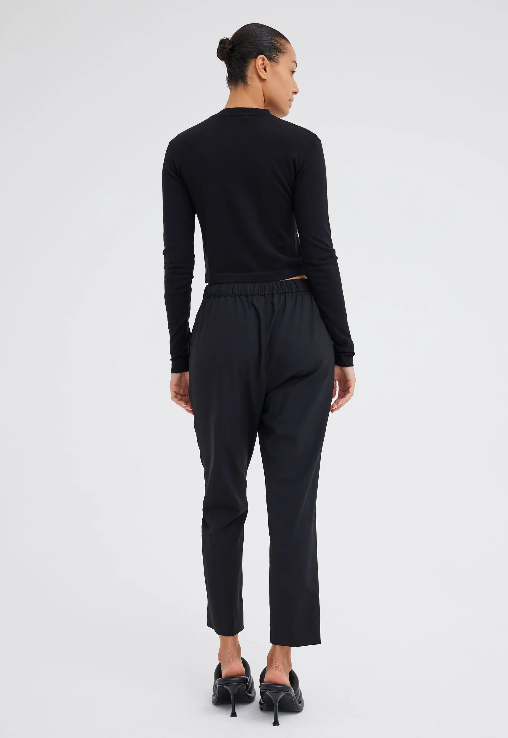 Gio Merino Wool Pant - Black