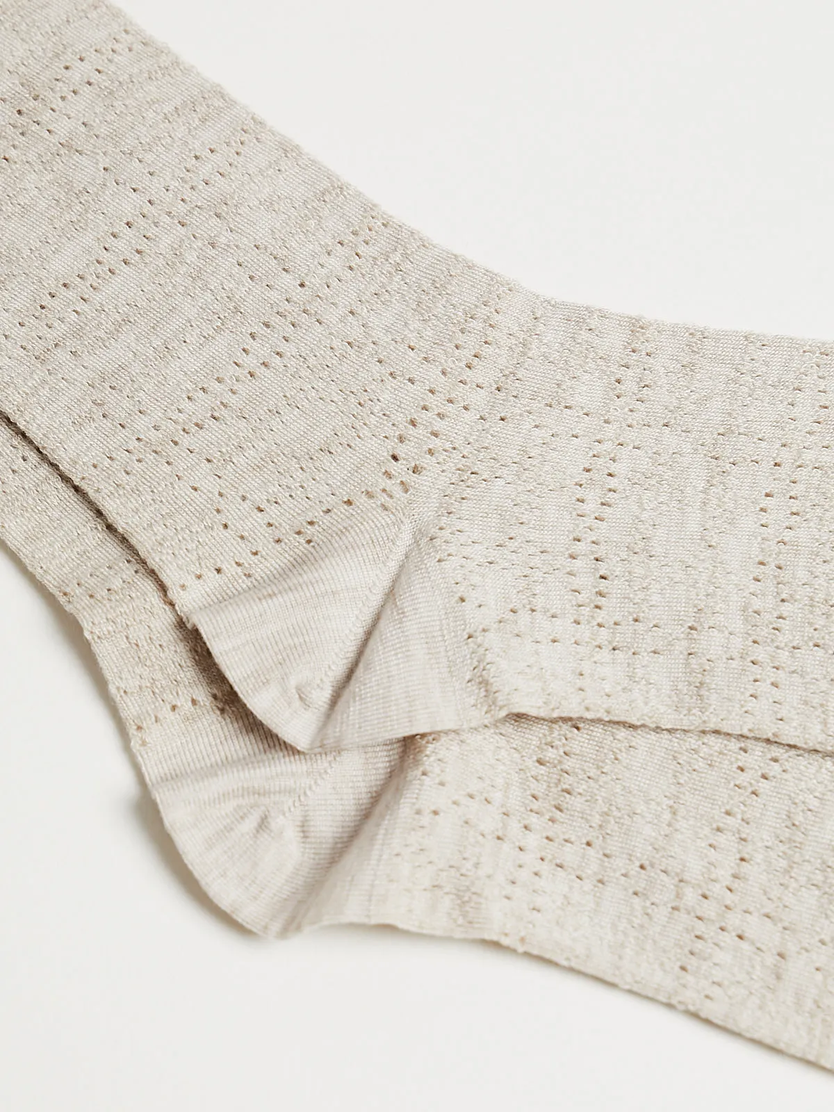 Knitted Tights in Ivory