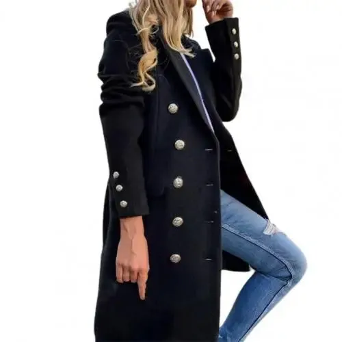 Long Sleeve Wool Coat Pure