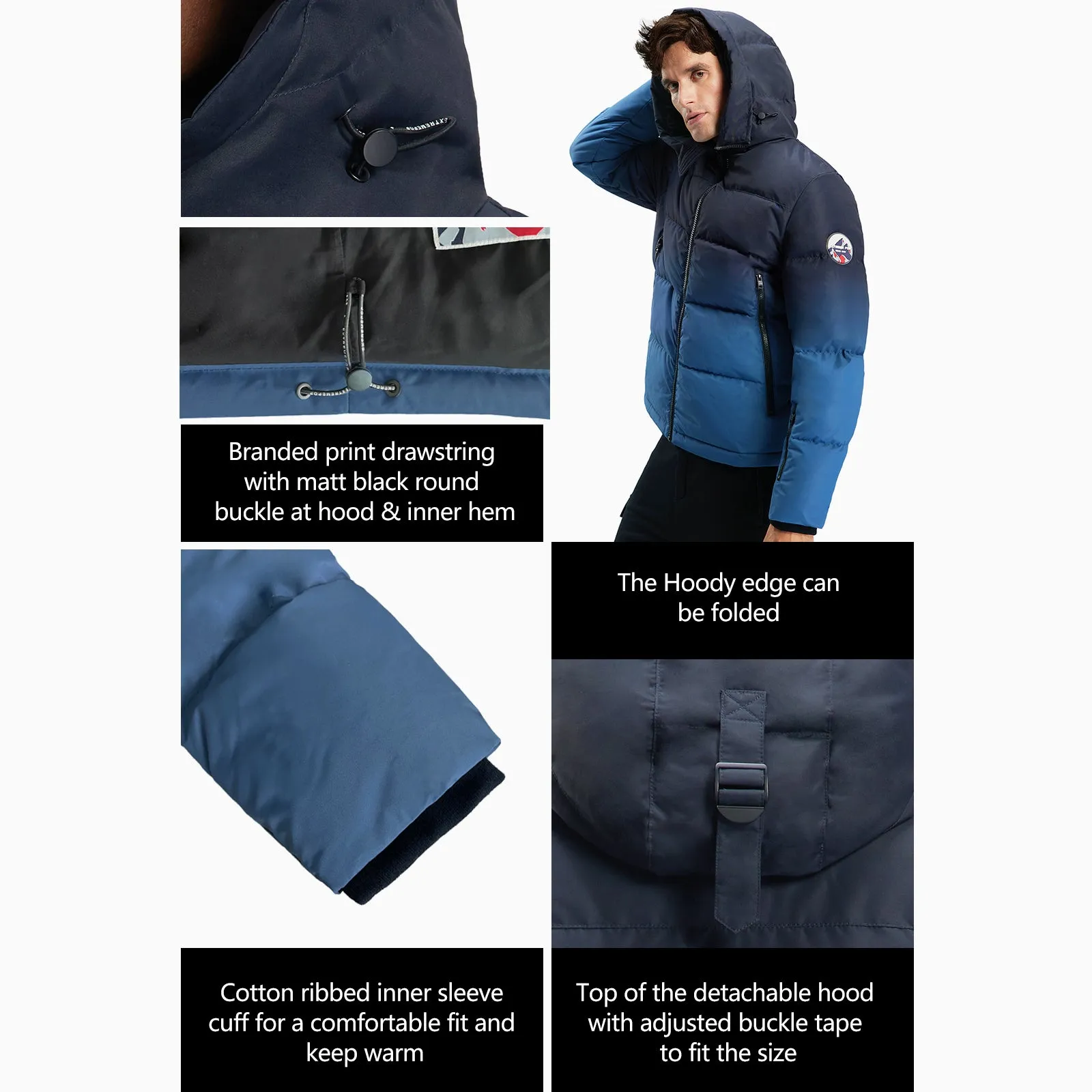 Men's Goose Down Jacket MJ9001