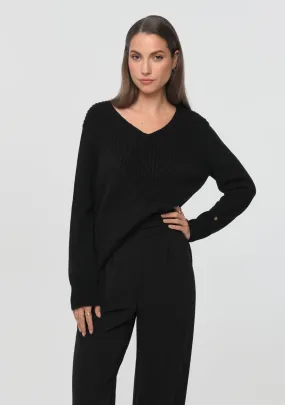 NEROLA Merino Cashmere Sweater black