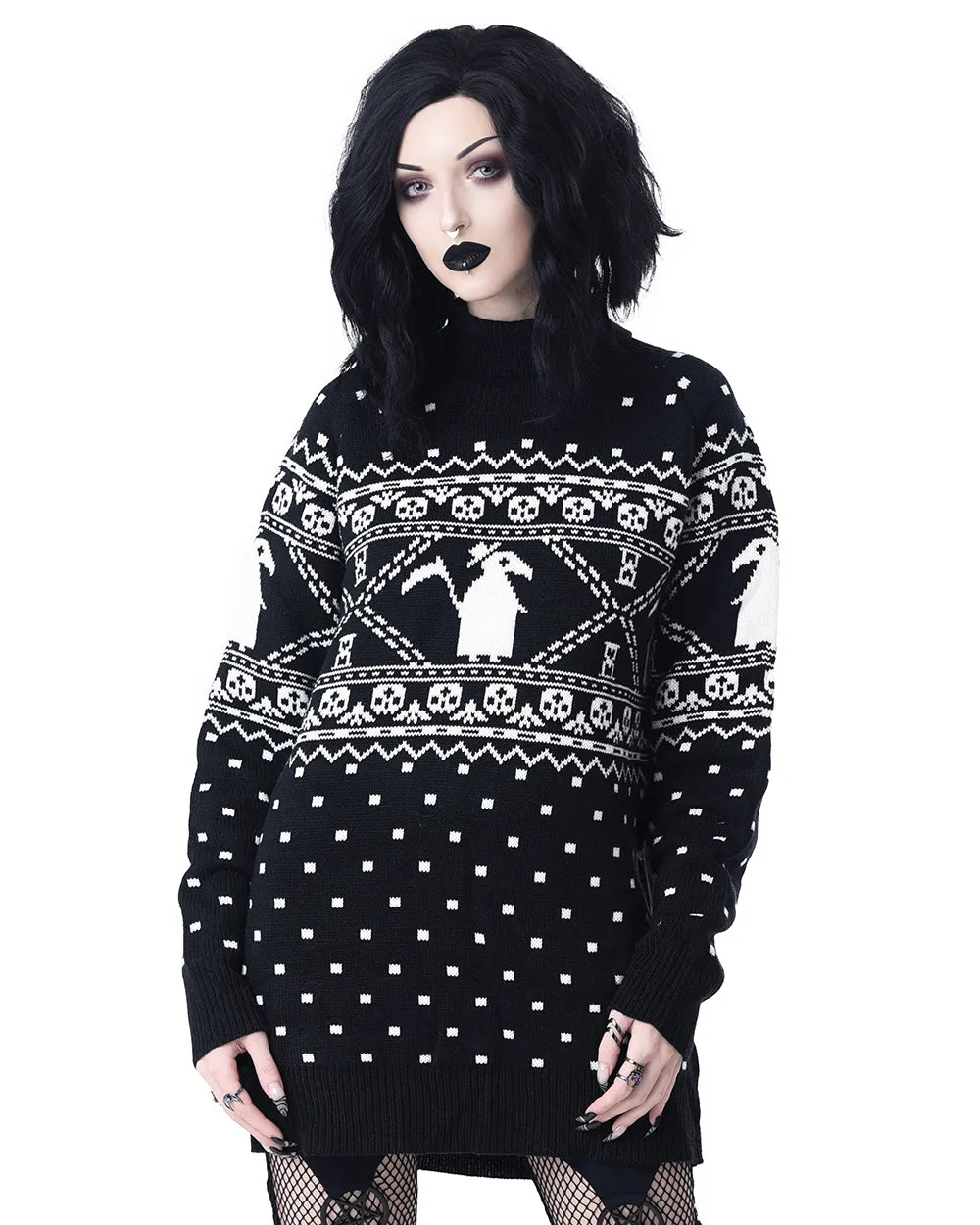 Plague Doctor Knitted Sweater