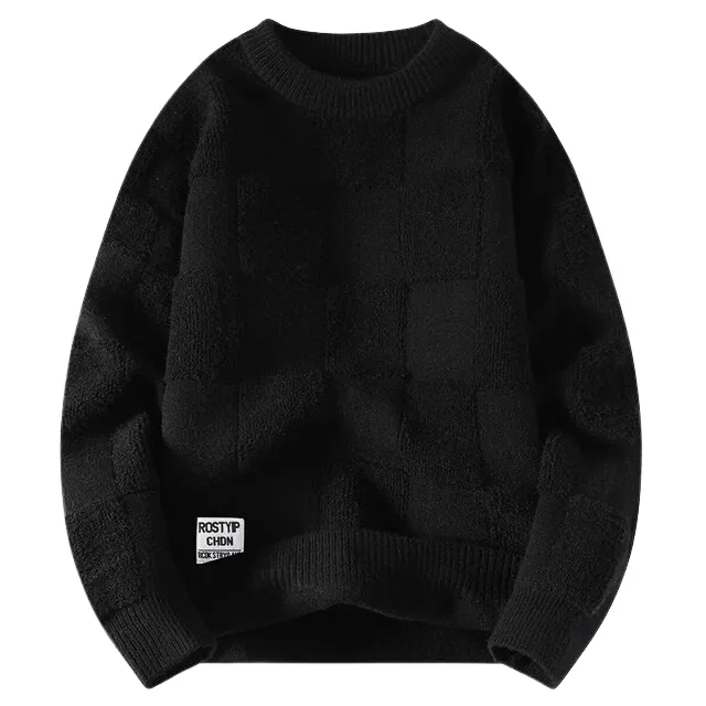 Pologize™ Knitted Vintage Crewneck Sweater