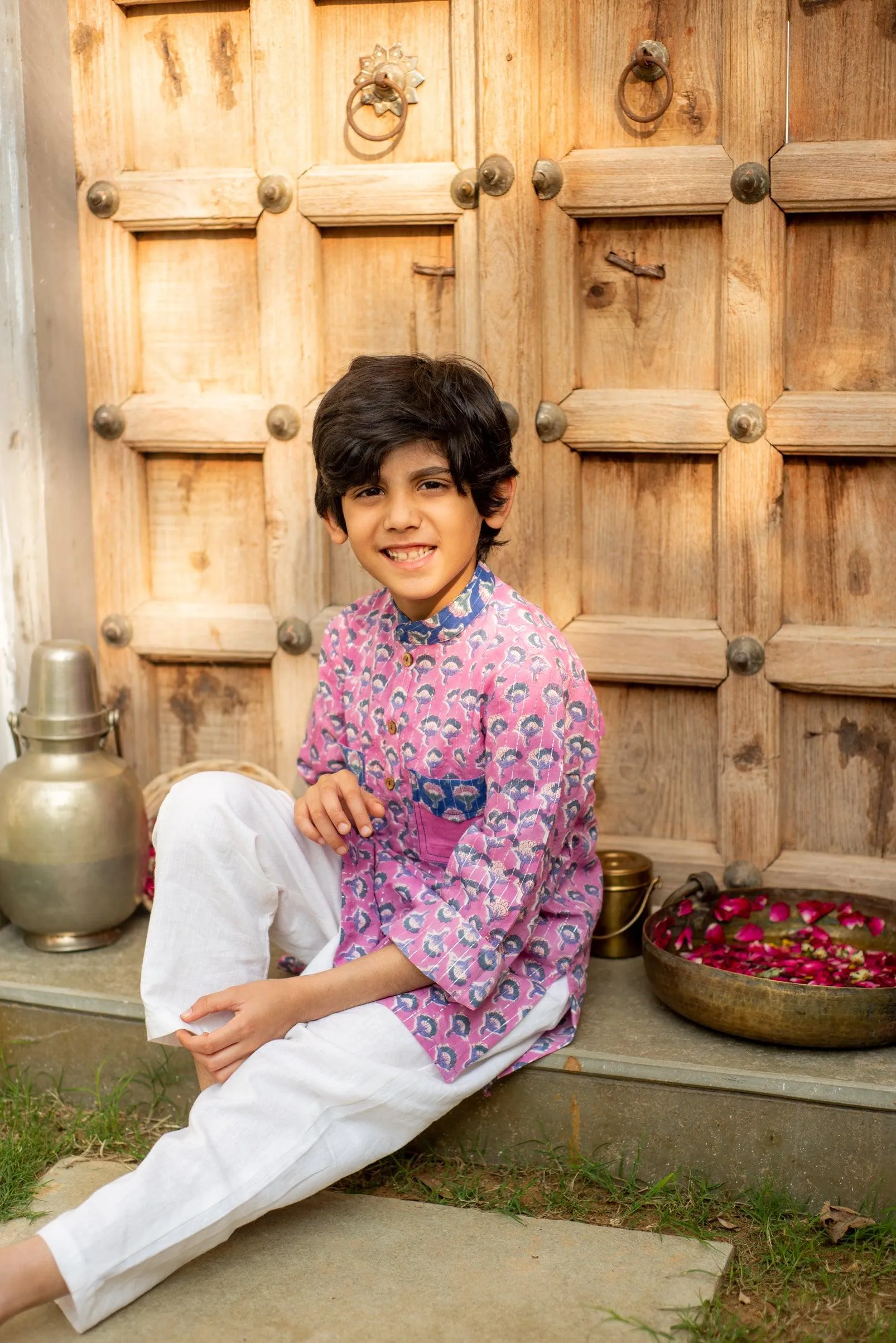 Purple Orchid kurta set