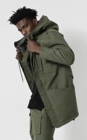 Unknown Petrichor Olive Parka Jacket